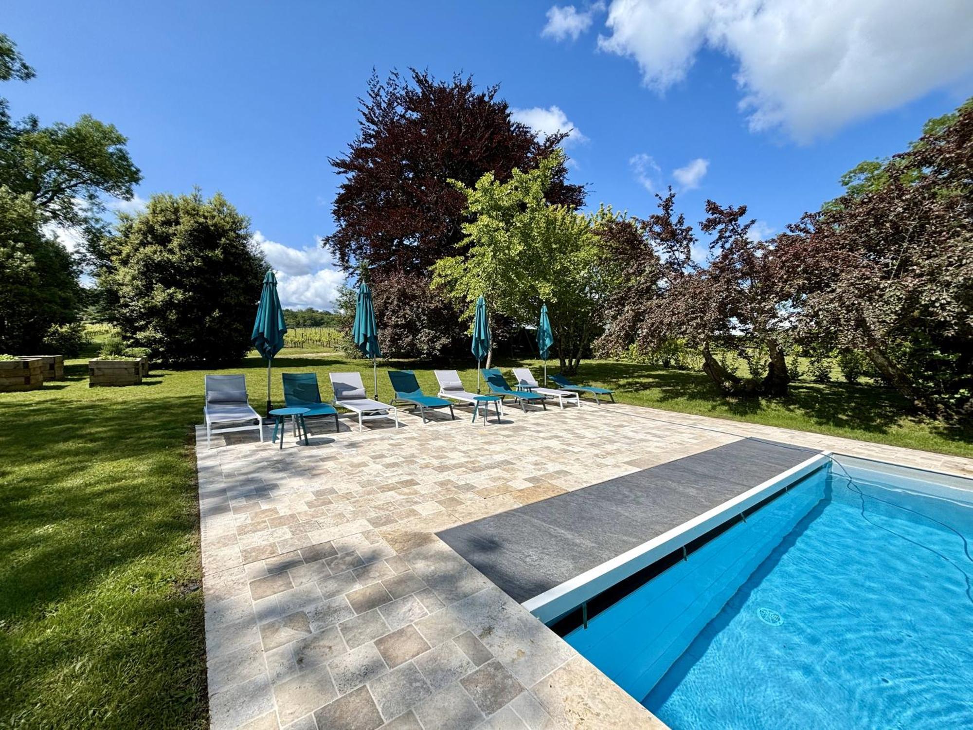 La Maison L'Eperon, Stylish 5 Star Villa Surrounded By Vineyard Near Saint Emilion Vérac 외부 사진