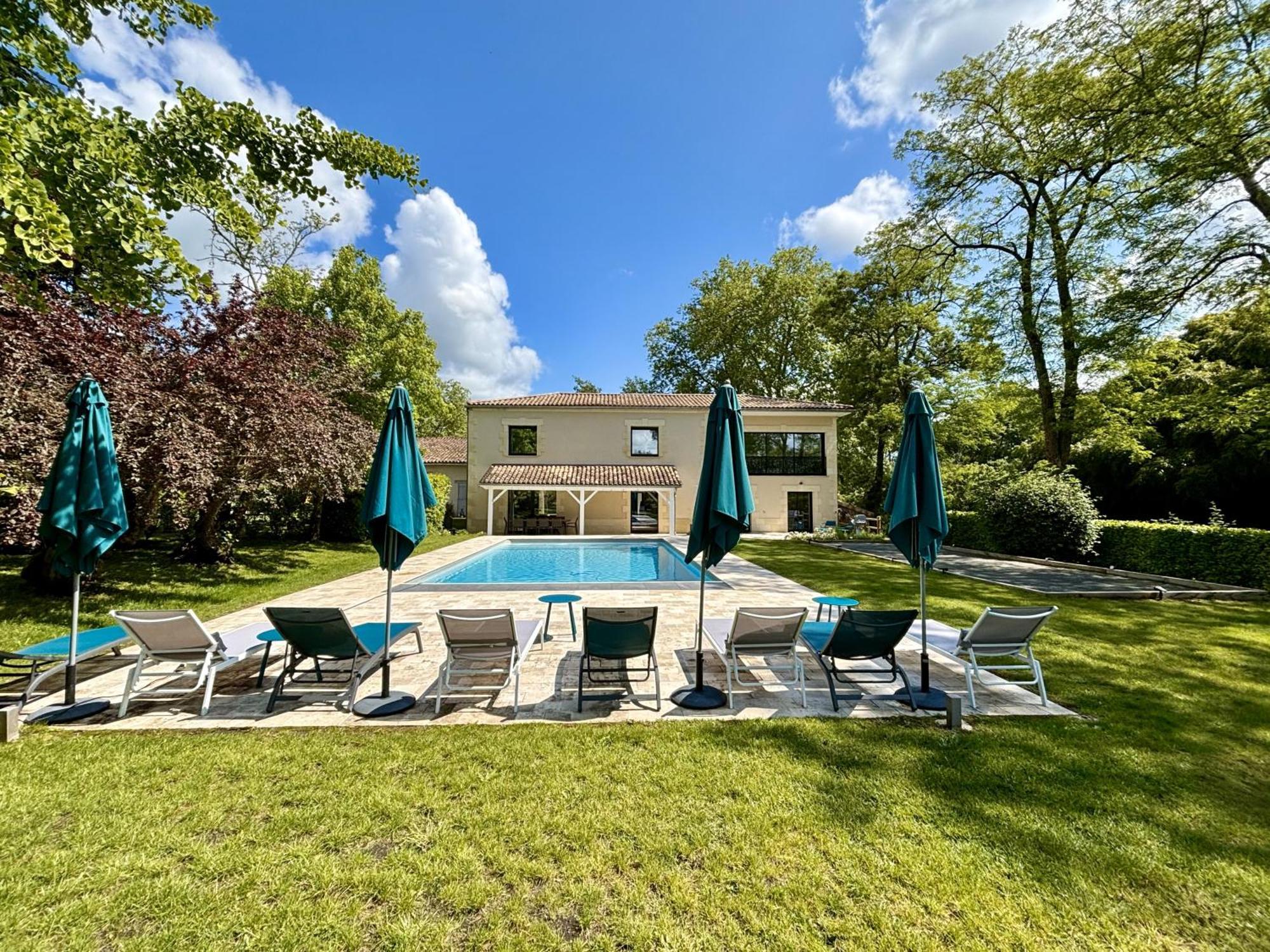La Maison L'Eperon, Stylish 5 Star Villa Surrounded By Vineyard Near Saint Emilion Vérac 외부 사진